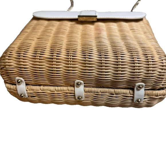 TALBOTS Rattan Wicker Shoulder Bag - Picture 2 of 6